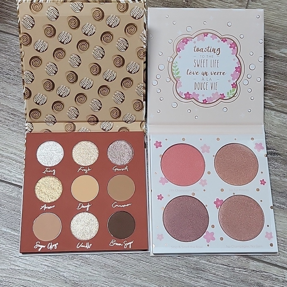 Beauty Bakerie The Chosen Bun Eyeshadow and Cotton Candy Champagne Blush Palette